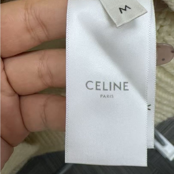 Authentic Celine Cream Crew Neck Sweater - Picture 6 of 6